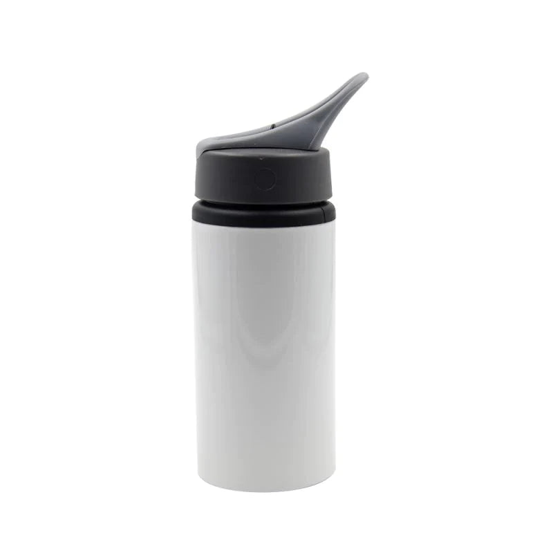500ml Portable Aluminium Bottle - White - Premium Water Bottle from Luxe-Custom-Designer - Just £12.99! Shop now at Luxe-Custom-Designer