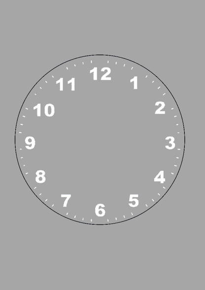 Single photo clock 20cm - Luxe-Custom-Designer